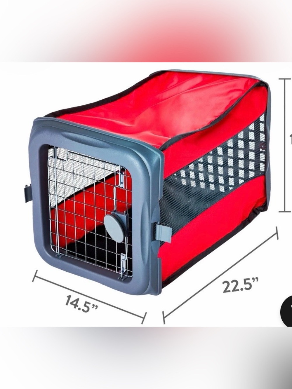 Vibrant Life Collapsible Pop up Pet Carrier Small dog/cat